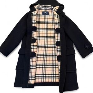 Burberry black duffle coat